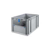 thumbnail of PROREGAL 5x Eurobox NextGen Insight Cover | HxBxT 32x40x60 | 65 Liter | Hoch/Blau | Eurobehälter, Transportbox, Transportbehälter