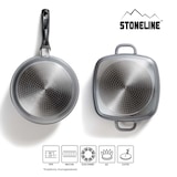 thumbnail of STONELINE® Kochgeschirr-Set 13-teilig mit Deckeln, beschichtete Töpfe & Pfannen Induktion geeignet