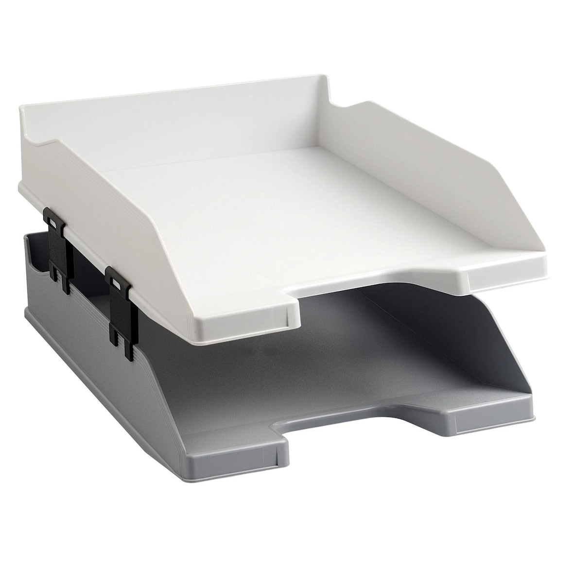 Exacompta 12714D 1x set van 4 opbouwstukjes voor brievenbak COMBO, zwart