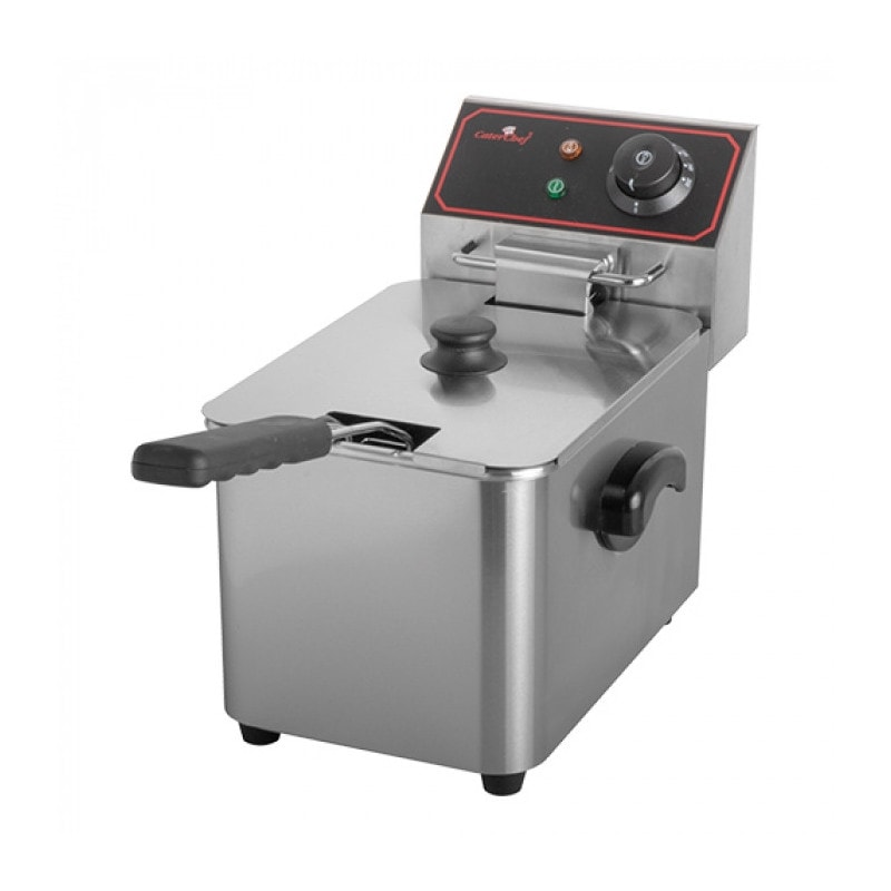 Friggitrice professionale in acciaio inox da 5 litri