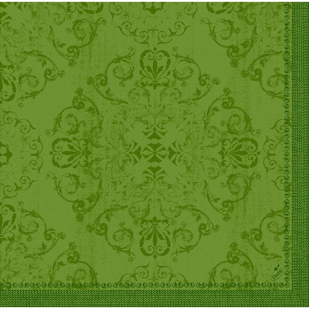 DUNI Dunilin Serviette 40x40 cm 1/4F.Opulent Leaf Green