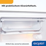 thumbnail of Exquisit Kühlschrank KS116-0-041E weiss | 90 L Volumen | Eisfach | Kühlschrank ohne Gefrierfach freistehend | LED | Kühlschrank klein 50cm Breite