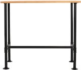 thumbnail of Décoshop26 - Bistro-Thekentisch mit Fußstütze Metallgestell Sitzfläche aus Kiefernholz 108 x 120 x 61 cm 04_0008518