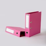 thumbnail of Lot de 100 Classeurs A4 Class'Hic ROSE haut de gamme - dos 8 cm - marque enveloppebulle