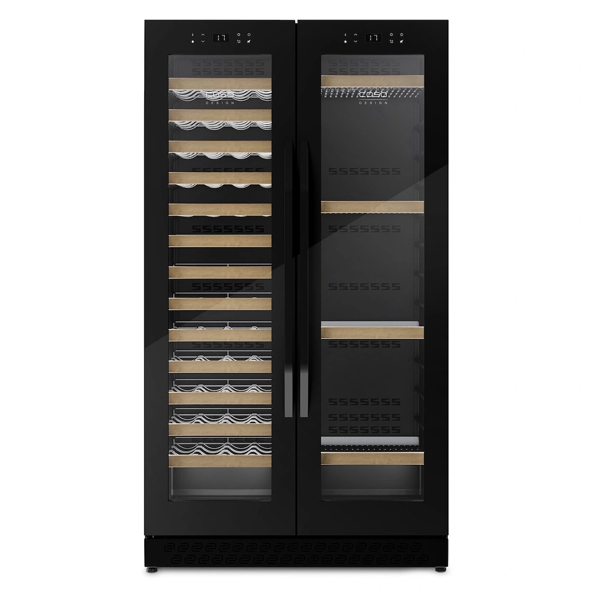 CASO Weinkühlschrank WineChef Duo 122 black