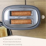 thumbnail of Briebe Nordic Set Toaster 2 Scheiben Breite Schlitze + Wasserkocher 1,7L Elektrischer, SKT1167GRY, Grau, 2200W