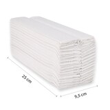thumbnail of Papierhandtuch 2-lagig Recyclingpapier C-Falzung Weiss 32x25 cm