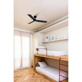 thumbnail of RUDDER S LED-Ventilator schwarz/walnuss