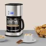 thumbnail of H.Koenig macchina per caffé americano MG30_SILVER, con filtro in acciaio inox da 1,5 l (12 tazze), caraffa in vetro graduato, mantenimento in caldo