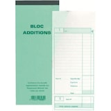 thumbnail of Lot de 10 Bloc Additions, 91x225 50 dupli autocopiant