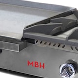 thumbnail of MBH - Gasgrill Bratplatte 800x400 mm mit Gaskocher für die Gastronomie. Fry Top aus laminiertem Stahl für Bar- und Restaurantküchen.