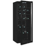 thumbnail of Exquisit Glastürkühlschrank GKS240-GT-160C schwarz | Nutzinhalt: 237 L | Türschloss | 6 Gitterablagen | Umluftventilator | Standgerät