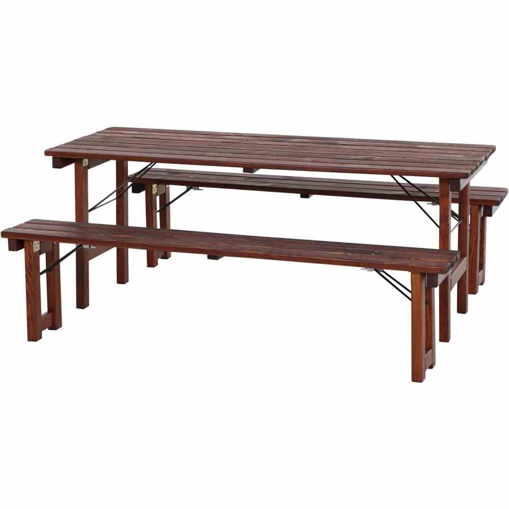 H.G. Wallis Set Tafel 180x70 cm,
