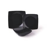 thumbnail of Excelsa vajilla de 18 piezas Eclipse de cerámica negra