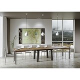 thumbnail of Itamoby Tavolo allungabile 90x140/400cm Bridge noce telaio Antracite