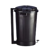 thumbnail of Cubo Goliat 95 litros con pedal. Contenedor profesional color negro.