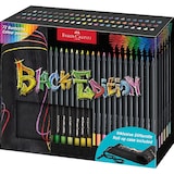 thumbnail of FABER-CASTELL 116418 - Set de crayons de couleur avec rouleau de crayons, 72 crayons de couleur Black Edition, y compris les couleurs métalliques et n
