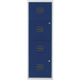 thumbnail of Hängeregistraturschrank 4 Schübe 1-bahnig lichtgrau/oxfordblau