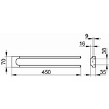 thumbnail of KE Handtuchhalter MOLL 2tlg Ausl 450mm v