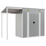 thumbnail of Helloshop26 - Casinha de jardim cabana depósito galpão externo galpão de ferramentas robusto com telhado estendido transparente 277 02_0022218