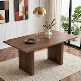 thumbnail of Ausziehbarer Esstisch MDF Walnuss 140-200x90 cm, rechteckig