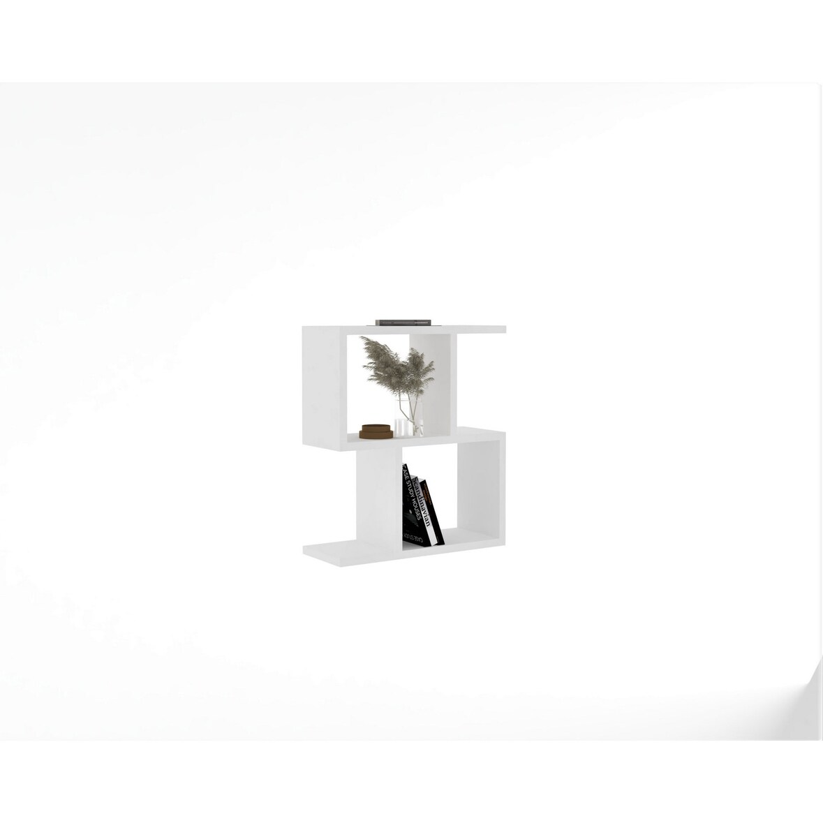 Skye Decor, Zet- Zet PUQ, Weiß, Couchtische, 51,4x45x17 cm, 100% Melaminbeschichtete Partikelplatte