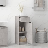 thumbnail of vidaXL Badschrank Betongrau 32x34x90 cm Holzwerkstoff
