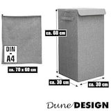 thumbnail of 50L Cesto Biancheria Sporca con Coperchio e Sacco 30x30x60 Cesta Portabiancheria