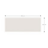 thumbnail of ALLboards Tableau blanc en liège 100×40 cm cadre en bois laqué BLANC