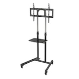 thumbnail of SVITA NONSAN In hoogte verstelbare TV-standaard Tv-trolley Tv-standaard Vergrendelbare wielen Laptopplank Zwart