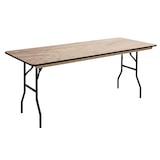thumbnail of Mesa plegable de madera 200cm 10 plazas - Oviala