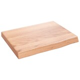 thumbnail of vidaXL Wastafelblad 40x30x(2-4) cm behandeld massief hout lichtbruin