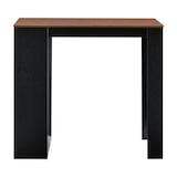 thumbnail of Helloshop26 - Table de bar avec rangement bistro haut 110 cm noir et effet noyer 03_0006192