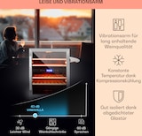 thumbnail of Klarstein Vinovilla 43 Built-In Duo Weinkühlschrank 2 Zonen 129l 43 Fl Glastür Edelstahl