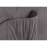 thumbnail of Fernsehsessel HWC-K62, Relaxsessel TV-Sessel Liege, Liegefunktion Aufstehhilfe, Metall Stoff/Textil Cord ~ dunkelgrau