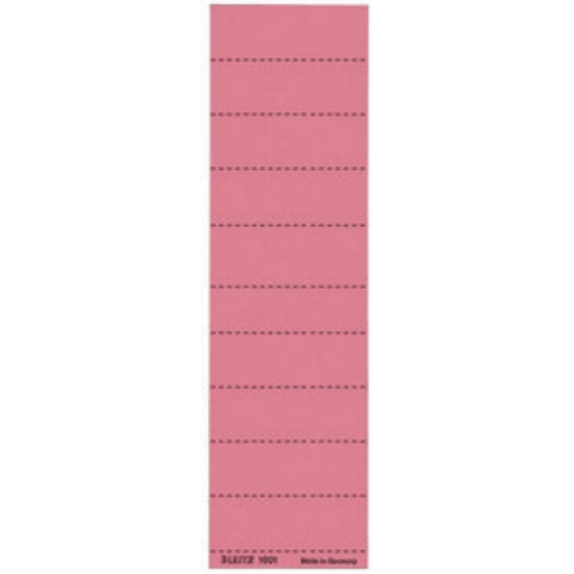 Beschriftungsschilder für Vollsichtreiter 60x21mm rot VE=40x100 Stück