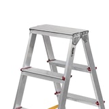 thumbnail of Scala a pioli in alluminio 2 x 5 gradini Portata 150 kg Altezza 1,14 m VITO