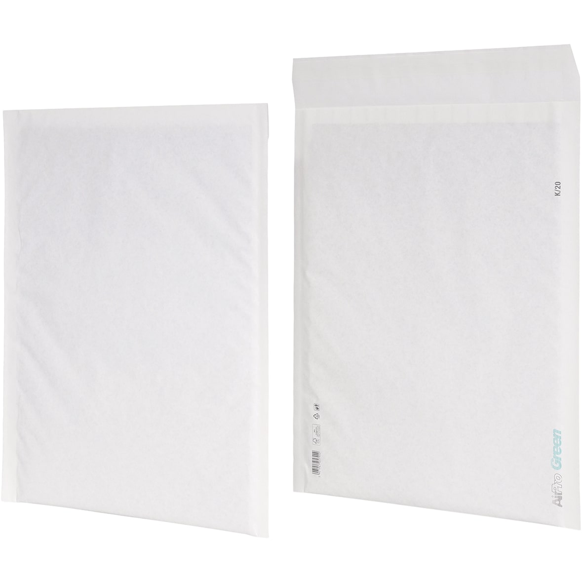 Versandtasche AirPro Green W20 VT 00012295 350x470mm haftklebend 75g weiß 50 Stück