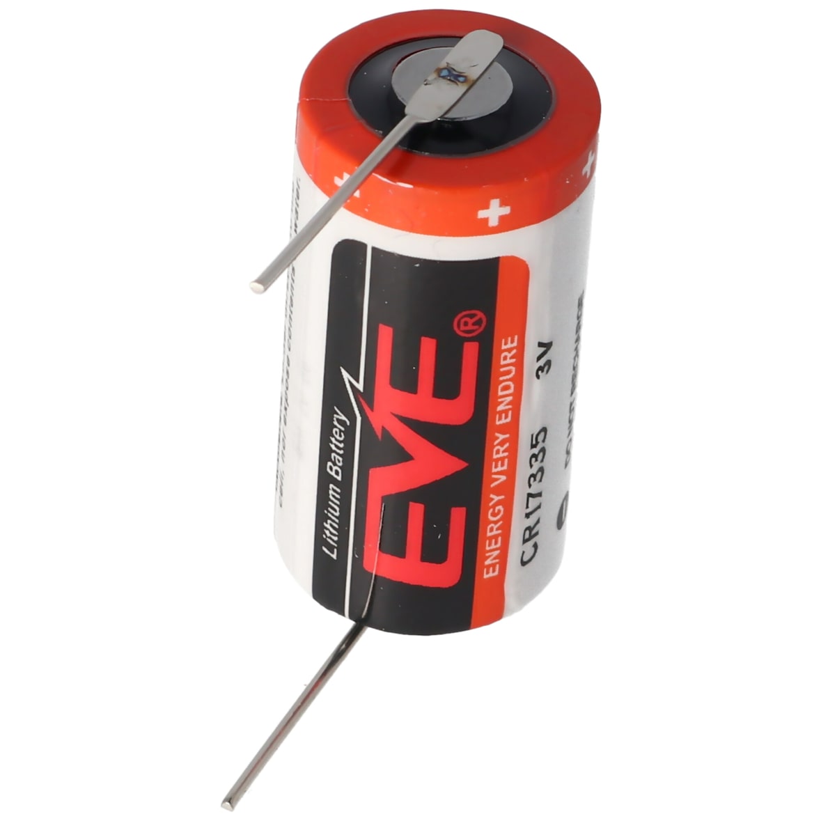 EVE CR17335 3V Lithium Batterie mit Lötfahnen oder Lötpaddel auswählbar