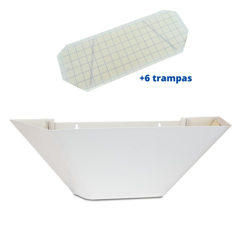Exterminador de insectos mediante trampa adhesiva 40 m2 serie MR-40 + Pack de 6 trampas