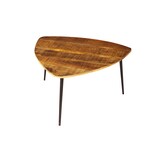 thumbnail of SIT Möbel Salontafel 80 x 80 cm | driehoekig | blad 25 mm mangohout naturel | metalen frame zwart | B 80 x D 80 x H 47 cm | 14342-01 | Serie SIDNEY