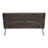 thumbnail of Mesa Retangular Dobrável para Catering com Efeito Madeira 180x74cm Thinia Home