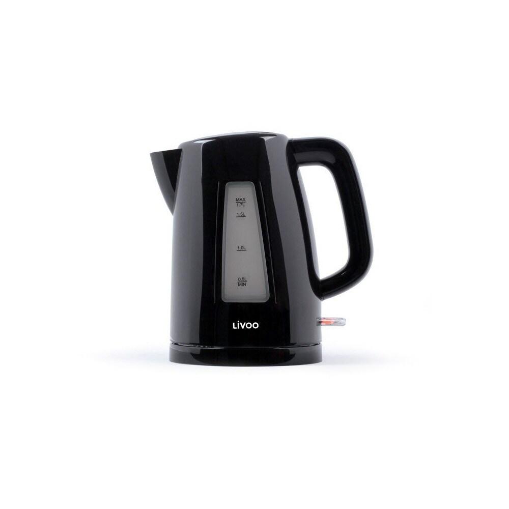 Bouilloire électrique DOD184N 1,7 L plastique brillant noir 23,2 x 15,6 x 22,8 cm LIVOO