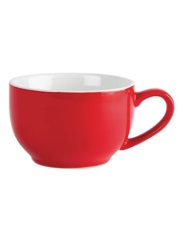 Koffiekopjes | Steengoed | Rood | 230ml | 12 Stuks