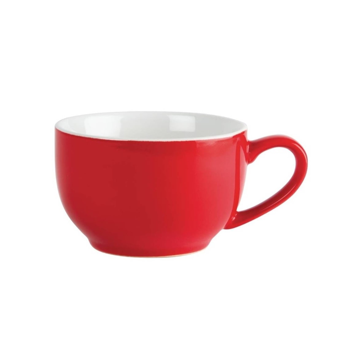 Koffiekopjes | Steengoed | Rood | 230ml | 12 Stuks