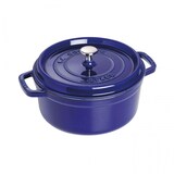 thumbnail of Cocotte Redonda Staub De 24 Cm, 3.8 L, Color Azul Oscuro