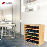 thumbnail of PROREGAL Modulares Weinregal VINCELLAR MOD | HxBxT 60x60x30cm | Standard Modul für 30 Flaschen | Massives Kiefernholz | Natur | Flaschenregal