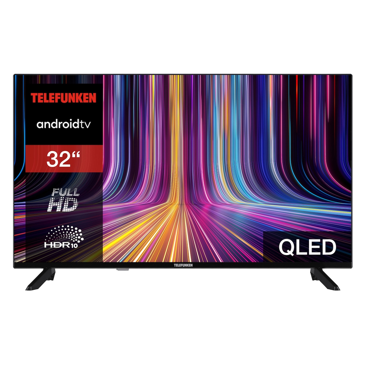 Telefunken QF32AN750S QLED Fernseher 32 Zoll Android TV Full HD HDR Smart TV, Triple-Tuner (2026)