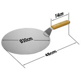 thumbnail of Ø30.5 Pizzaschaufel Pizzaheber Pizzaschneider Pizzamesser Pizzarad Set Cutter