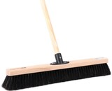 thumbnail of Sehr feiner und weicher Kehrbesen 60cm Breit mit Stiel 140cm Lang Rosshaar-Naturhaar-Borsten Saalbesen mit Holzstiel